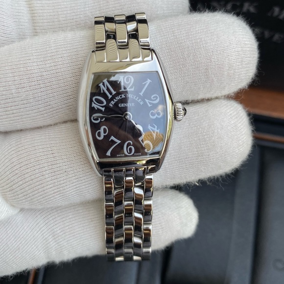 Athletic Franck Muller Curvex 2252 QZ Ladies Stainless Steel Quartz 22MM Watch - Picture 3 of 11